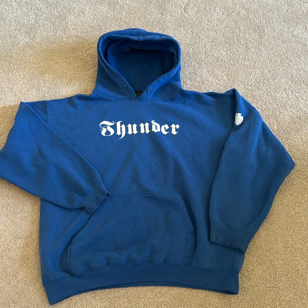 Vintage Blue Thunder Hoodie